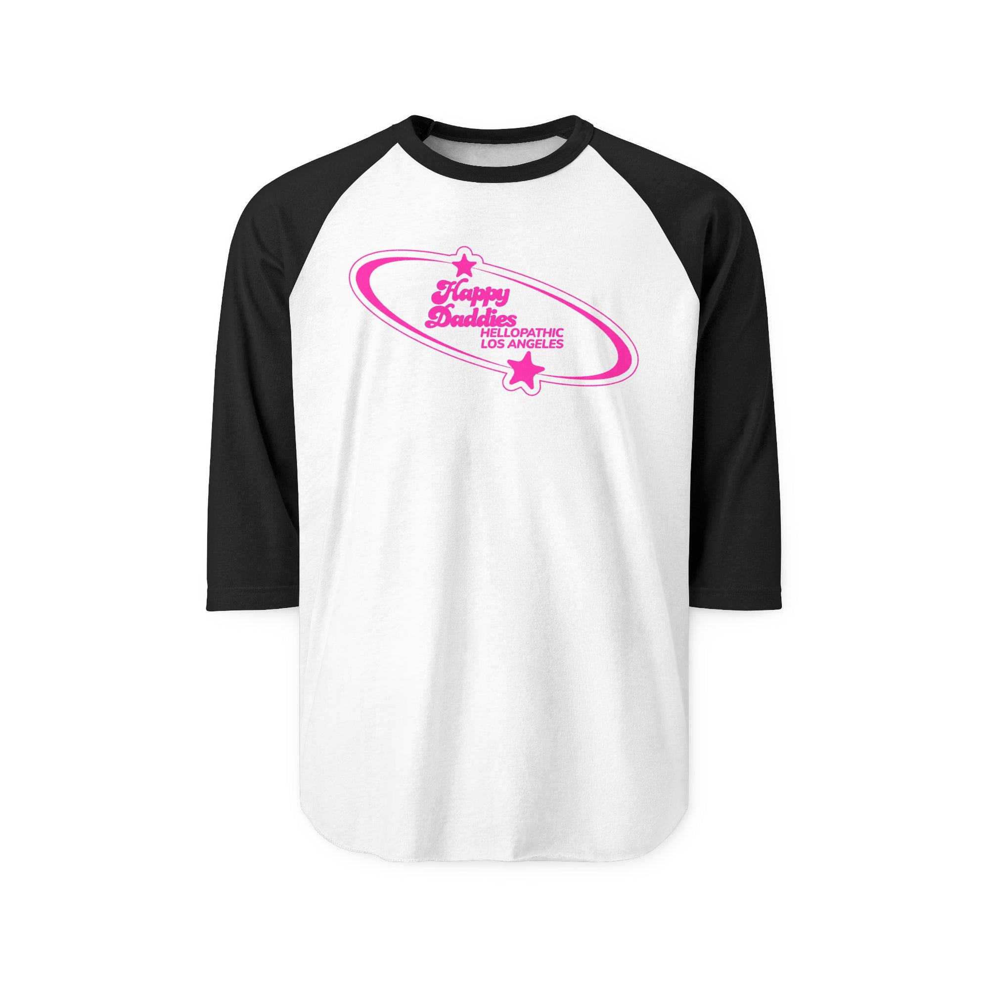 Happy Daddies' Day Raglan Shirt - Designed in Los Angeles for Hellopathic