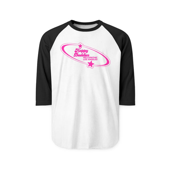 Happy Daddies' Day Raglan Shirt - Designed in Los Angeles for Hellopathic